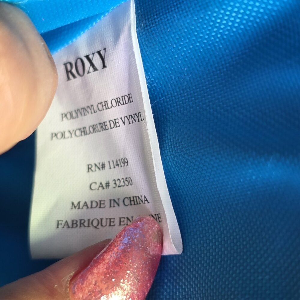 Vintage Roxy Hearts Make Up Case blue pokadots - Picture 10 of 13